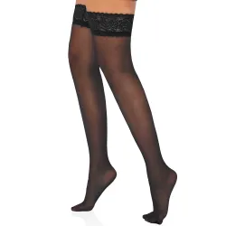 DARING Intimates Bas Toucher satin Noirs